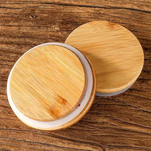 Đa Chức Năng Thủy Tinh Thực Phẩm Lưu Trữ Lọ Với Nắp Tre Con Dấu Cho Các Gia Vị Container Nhà Bếp Thiết Yếu Lưu Trữ & Container - Product Image 3