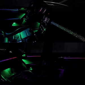 SJC 12V 64 couleurs Lumière ambiante pour Volkswagen <span class=keywords><strong>Golf</strong></span> <span class=keywords><strong>6</strong></span> 2008-2013 Modèles Starry Sky Dynamic LED Kit d'éclairage intérieur coloré - Product Image 5