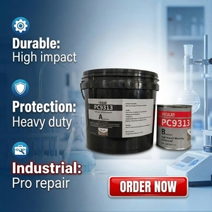 Offre Spéciale : Composé d'usure époxy haute résistance PC9313 rempli de particules céramiques de 3 mm pour revêtements de goulottes et trémies, Service OEM - Product Image 1