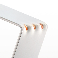 Pince de fixation réglable en acier inoxydable Imbot pour façade de tiroir, pour installation sur bureau, avec mesures en pouces/métriques