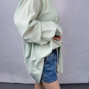 Blusa Casual de Mujer con Estilo Bohemio, Bordado, Pedrería, Cuello en V, Borlas y Mangas Largas - Product Image 4