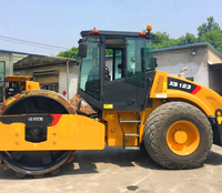 Nouveau Compacteur Vibratoire Monocylindre XS123 de 12 Tonnes pour le Compactage du Sol et de l'Asphalte