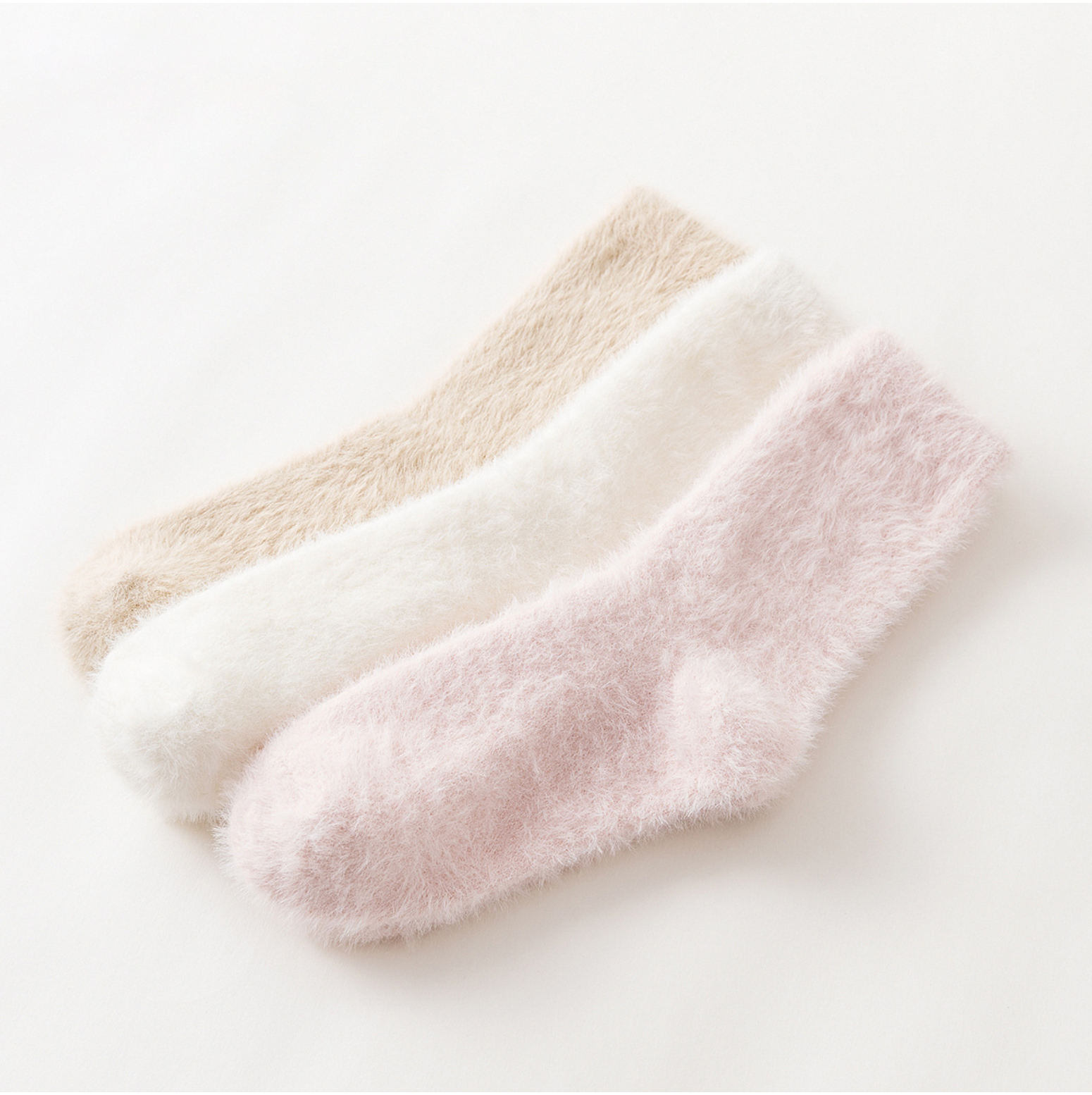 Custom Fuzzy Socks Make Your Logo Your Own Design Bulk Fuzzy Warm Socks for Women