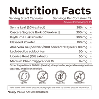 Capsules de régime du côlon de qualité supérieure pour le métabolisme et le nettoyage digestif et intestinal et soutien à une alimentation saine Nettoyant du côlon de désintoxication de 15 jours