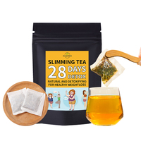 OEM/ODM Sac d'herbes détox de 28 jours Thé minceur naturel pour perte de poids ventre plat pour l'amincissement du corps