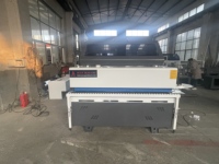 Machine à plaquer les chants automatique à 5 fonctions avec coupe fine pour contreplaqué de panneaux de particules de mélamine MDF