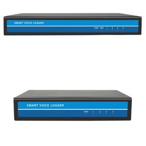 4CH Standalone PSTN FSK/DTMF Festnetz anruf Automatischer Sprach rekorder für Call Center, Netzwerk HDD 2-Wege-Radio-Sprachlogger - Product Image 1