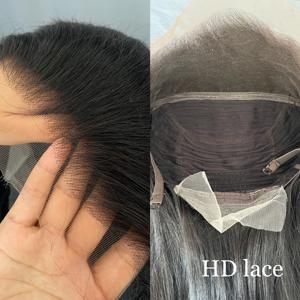40 Inch Long Virgin Burmese Curly <b>Human</b> <b>Hair</b> <b>Wig</b> High Density for Lace HD Color - Product Image 2