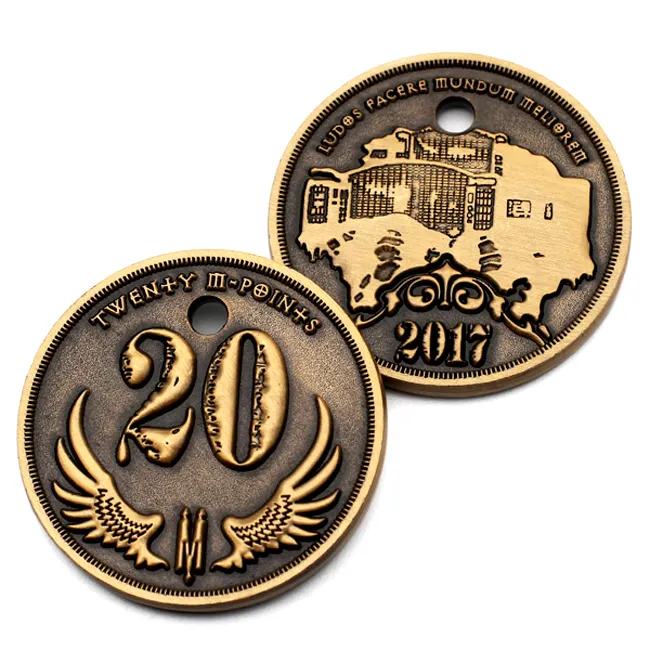 Tùy chỉnh thực hiện lưu niệm kỷ niệm trang trí An toàn kim loại vàng 2 Euro handmade tiền xu