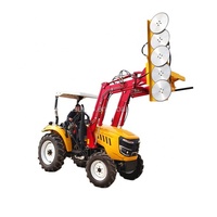 Coupe-arbre pour chargeur frontal de tracteur, coupe-membre monté sur les chargeurs de tracteur