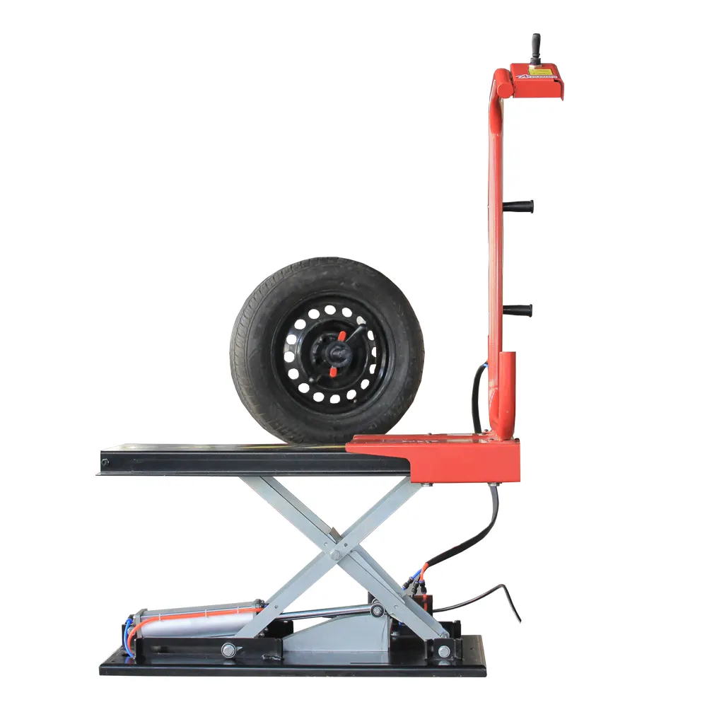 TFAUTENF car workshop wheel balancer lifter T-28 / Tyre lifter for wheel balancing machine/ vehicle tire service equipment