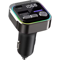 Chargeur de voiture SIHAGE C54 à 3 ports avec PD66W et QC3.0, charge rapide, matériau ignifuge ABS+PC pour smartphones et tablettes
