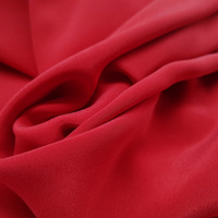 100% soie de mûrier 30 Momme lavé au sable lourd crêpe mat robe tissu 140 largeur tissé plaine teint en mousseline de soie pour Textiles de maison