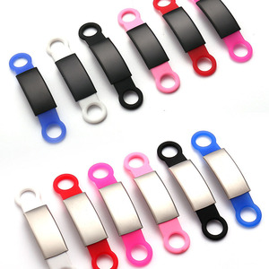 Artículos para Mascotas: Etiquetas de Identificación Láser Antipérdida de Silicona, Acero Inoxidable y Metal, Collares de Acero de Titanio, Etiquetas para Perros y Gatos - Product Image 2
