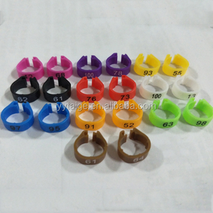2020 aves de plástico Anillo de pie para periquitos - Product Image 2