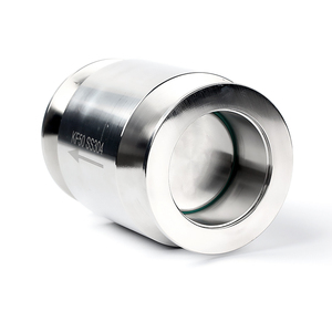 Vanne de retenue d'eau en acier inoxydable TENGFENG KFZHF SS304L, double ferrule, type à collier KF16/25/<span class=keywords><strong>40</strong></span>/50, vanne unidirectionnelle d'échappement - Product Image 2