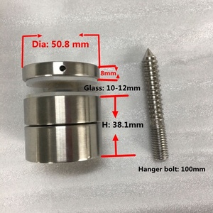 Thép không Gỉ Glass bảng điều chỉnh spacer sửa chữa điểm và kết nối - Product Image 6