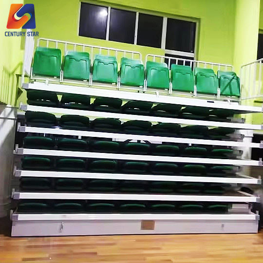 Stadium Seat and Telescopic Bleachers for Indoor Outdoor