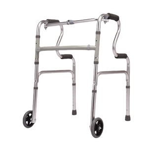 Andador de Aleación de Aluminio con Ruedas y Altura Ajustable para Personas Mayores - Product Image 2