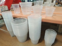 Pot transparent en plastique pour orchidées, avec trous de drainage respirants, idéal pour la culture hydroponique, récipient en filet transparent pour plantes, pots de jardin à fentes