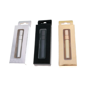 Wholesale Luxury 5ml 10ml Metal Caps Spray Clear Amber Empty Glass <strong>Tester</strong> Perfume Bottle With Paper Box - Product Image 1