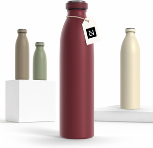 Borraccia in Acciaio Inox da 25 Oz, Ideale per Escursionismo e Ciclismo, Doppia Parete, Bocca Larga con Cannuccia, Nuovo Design, Grande Capacità 2L - Product Image 3