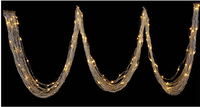 Fournitures de décoration de fête de luxe, décoration de plafond de mariage, pendentifs lumineux, lustres suspendus au plafond