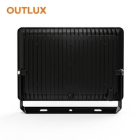 Projecteur LED extérieur étanche IP65 en aluminium moulé sous pression noir, de 10W à 300W, prix direct usine, pour jardin