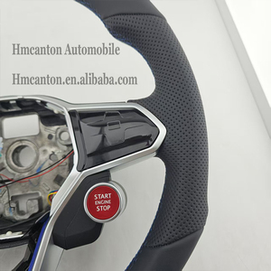 พวงมาลัยหนังแท้ R8 พร้อมไฟ LED สำหรับตกแต่งรถยนต์ Volkswagen Golf Polo Passat ลดราคาพิเศษ - Product Image 2