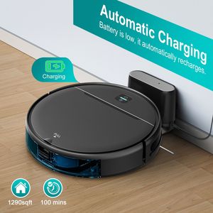 Robotic Vacuum Cleaner 0.6-1L 1500-1999Pa Gyroscope Navigation Wifi App Control For Home Use - Product Image 4