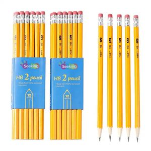 144 pièces/ensemble <span class=keywords><strong>crayon</strong></span> <span class=keywords><strong>jaune</strong></span> HB pour enfants Instrument d'écriture <span class=keywords><strong>crayon</strong></span> débutant - Product Image 3