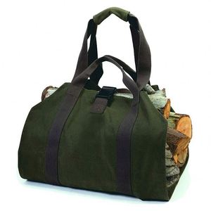 Free Sample waxed nylon <b>log</b> carrier tote bag Indoor <b>Fireplace</b> Firewood Totes <b>Log</b> <b>Holders</b> - Product Image 1
