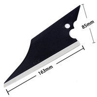 Spatule A40 en ABS noir pour application de film de protection automobile et revêtement en caoutchouc