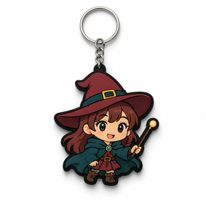 Llavero Personalizado de Chica Mágica Impreso a Medida, Venta al por Mayor Directa de Fábrica, OEM, Anillo de Llaves Personalizado para Eventos de Merchandising de Fans y Regalos - Product Image 1
