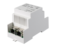 Sunricher SR-GW-TDA Gateway DALI para Riel DIN con Ethernet (IP20), Entrada de 24VDC, Batería Integrada, RTC, Admite Configuración de Tareas y Temporizador