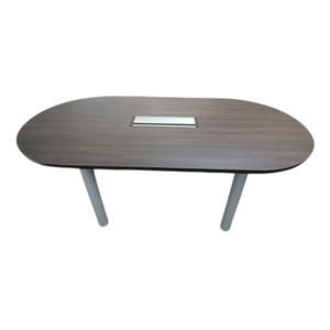 Table de conférence commerciale de forme ovale moderne avec surface en bois durable pour le bureau et l'hôtel - Product Image 2