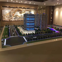 Les fabricants fournissent des modèles architecturaux modernes, des maquettes de bâtiments, des tables de sable miniatures en plastique ABS pour la vente immobilière