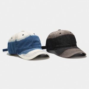 Nouvelle Tendance Casquette Dad Hat Personnalisée 6 Panneaux de Haute Qualité, Effet Délavé, Vintage, Teinture Tie-Dye, Vierge et Unie - Product Image 4