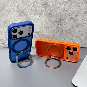 Funda Plegable de Diseño de Lujo a Prueba de Golpes para iPhone 17, Magnética, Mate Esmerilada, Anti-caídas, con Soporte para Teléfono Incluido - Product Image 3
