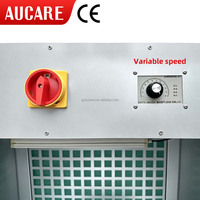 Cabine de peinture à sec avec filtre en fibre de verre, ventilateur à vitesse variable 750W et table réglable en hauteur pour usines de décoration de cadeaux
