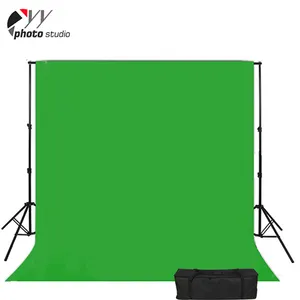 Горячая Распродажа 2022 года, возможно изготовление на заказ зеленого экрана 2,4*3 м, стойка для фона, оборудование для фотосъемки, комплект для фотостудии