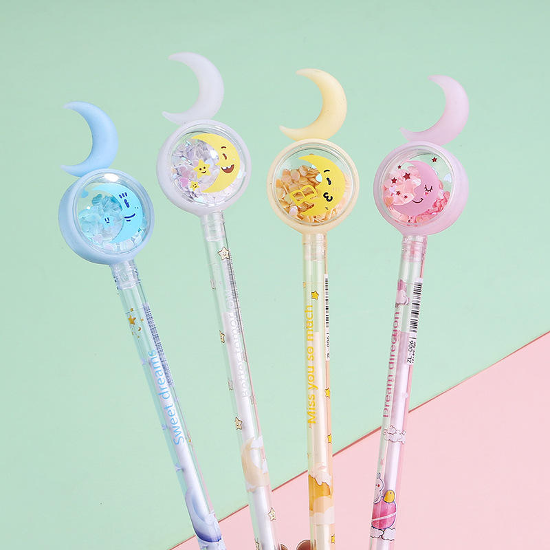 ปากกาเจลเลื่อมดวงจันทร์