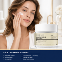 Crème Visage Bio Personnalisable OEM au Glutathion, Rétinol et Arbutine – Correcteur Anti-Taches pour Peaux Foncées