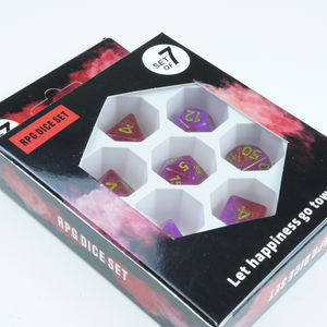 Ensemble de 7 dés polyédriques à dégradé scintillant, fabrication artisanale haut de gamme personnalisée pour <span class=keywords><strong>les</strong></span> jeux de divertissement, directement de l'usine - Product Image 4