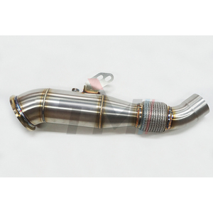 BM W G30 B58 F30 340i, F32 <span class=keywords><strong>140I</strong></span> 240I 340I 440I 540I 640I 740I 4.5 pouces Turbo Downpipe avec catalyseur pour Toyota Supra 3.0T A90 B58 20+ - Product Image 1