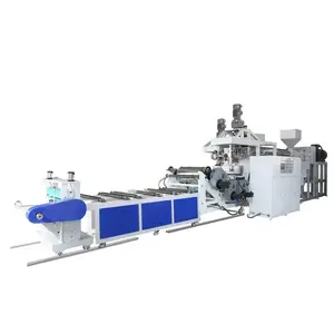 Automatic plastic extruder pvc foam sheet making machine clear food grade