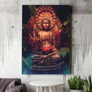 Zen <strong>Buddha</strong> Meditation <strong>Canvas</strong> Prints <strong>Painting</strong> CanvasStretch Frame Ready to Hang on the Wall - Product Image 3