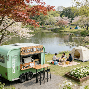 Customized Color Food Service Cart Fast Food <b>Trailer</b> Mobile Food Truck Creative Design Factory-Direct Sales - Product Image 1