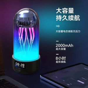 Blue ChristIdeas Dazzle Color Jellyfish Glow Stereo Lámpara <span class=keywords><strong>de</strong></span> respiración estéreo Altavoces inteligentes Muebles - Product Image 5