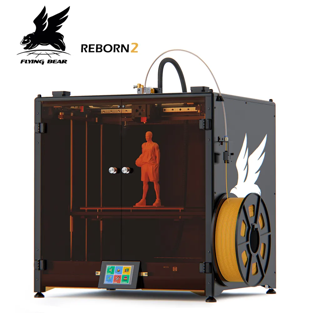 FLYING BEAR Reborn 2 Fast Large building Size 3d printer Core XY Direct Extruder DIY Enclosed Metal Machine useful Wifi-Connect